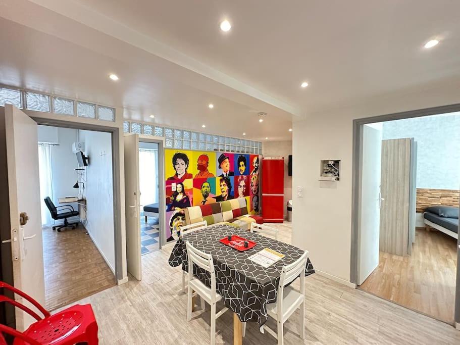 Appartement Avec 4 Chambres Doubles - Proche De La Mer, Des Transports Et De La Promenade Des Anglais นีซ ภายนอก รูปภาพ