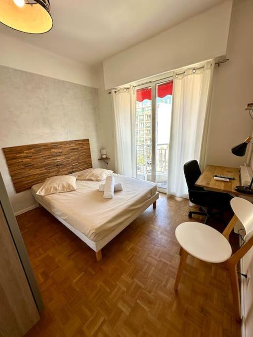 Appartement Avec 4 Chambres Doubles - Proche De La Mer, Des Transports Et De La Promenade Des Anglais นีซ ภายนอก รูปภาพ