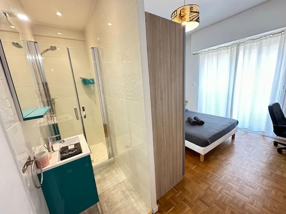 Appartement Avec 4 Chambres Doubles - Proche De La Mer, Des Transports Et De La Promenade Des Anglais นีซ ภายนอก รูปภาพ