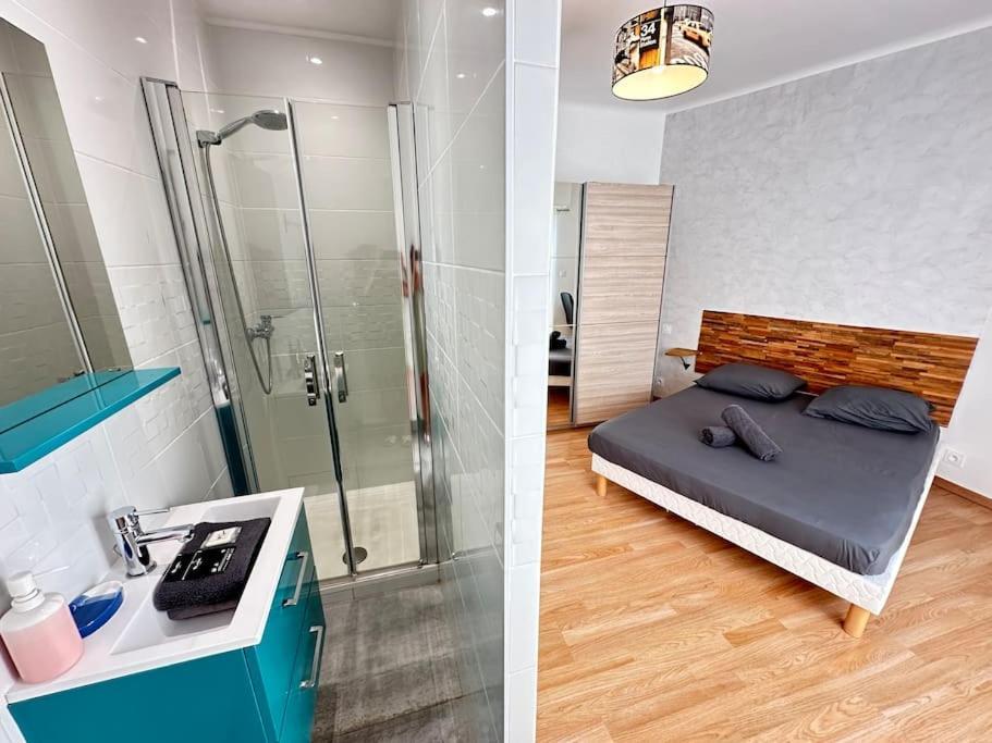 Appartement Avec 4 Chambres Doubles - Proche De La Mer, Des Transports Et De La Promenade Des Anglais นีซ ภายนอก รูปภาพ