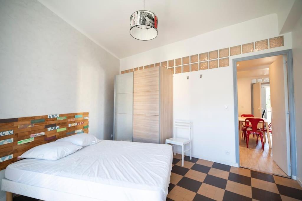 Appartement Avec 4 Chambres Doubles - Proche De La Mer, Des Transports Et De La Promenade Des Anglais นีซ ภายนอก รูปภาพ