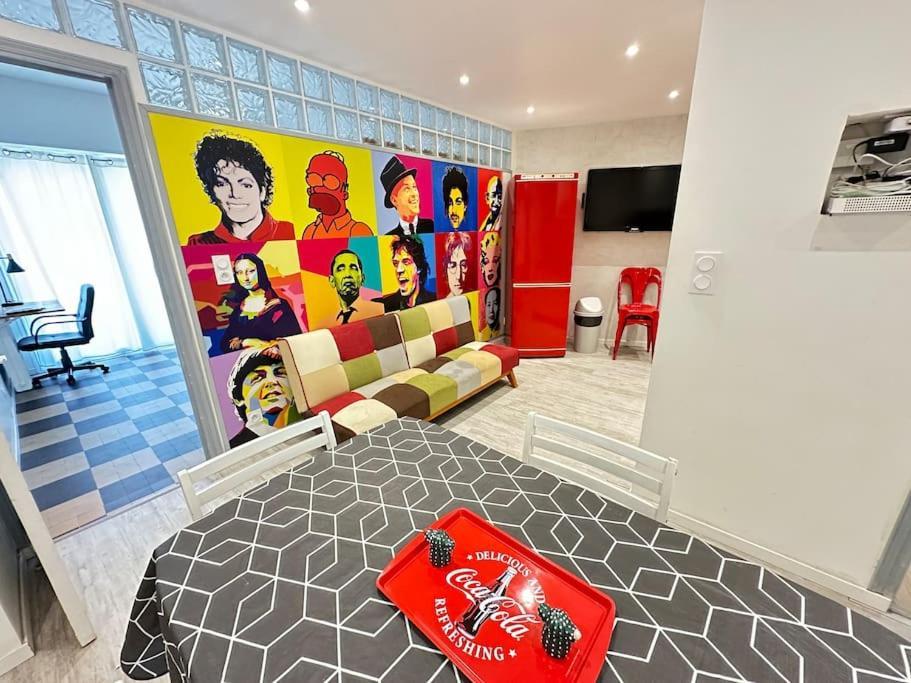 Appartement Avec 4 Chambres Doubles - Proche De La Mer, Des Transports Et De La Promenade Des Anglais นีซ ภายนอก รูปภาพ